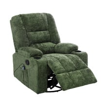 Linzie Heated Massage Recliner & Rocking Chair